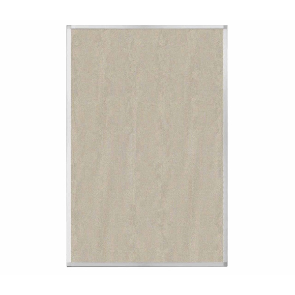 Hush Panel Configurable Cubicle Partition 6' x 4' Sand Fabric